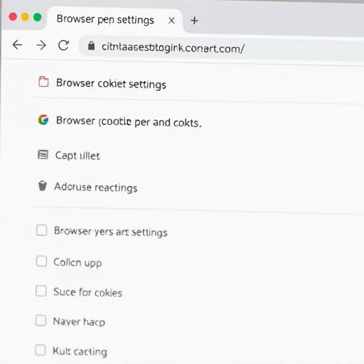 Een screenshot van cookie instellingen in een browser, waar de gebruiker de cookie voorkeuren kan aanpassen